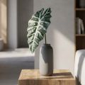 Keinotekoinen nuolenlehti tekokasvi alocasia deco green 74cm | Floristik24.fi