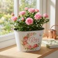 Istutuskone, koristeruukkuruusuja, kukkakulho L19cm K12,5cm | Floristik24.fi