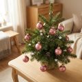 Mini joulupallot vanhanpunaiset lasipallot Ø2,5 cm 22 kpl | Floristik24.fi