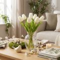 Keinotekoinen tulppaani, realistinen koriste, kestävä tekokukka kotiin, 21 cm, 6 kpl | Floristik24.fi