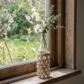 Deco pullo lasi lasipullo koriste punottu Ø9,5cm K31cm | Floristik24.fi