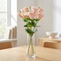 Tekokukat Eustoma Lisianthus pinkki 52cm 5 kpl | Floristik24.fi
