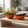 Moderni venekulho oranssina – 39 cm – monipuolinen koristeluun ja istutukseen – 2 kpl | Floristik24.fi