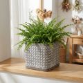 Istutuskone Istutuskone Keraaminen kukkaruukku 15×15×15cm | Floristik24.fi