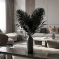 Koristeelliset strutsin höyhenet mustat höyhenet 38-40cm 2 kpl | Floristik24.fi