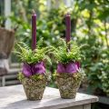 Ruukku rustiikki metsätyyli Ø12,5cm K12cm 2 kpl | Floristik24.fi