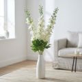 Delphinium White Artificial Delphinium Silk Flowers tekokukat 3kpl | Floristik24.fi