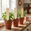 Puutarhapiiput puiset sänkypanokset yrteille &amp; Co 10cm 12kpl | Floristik24.fi