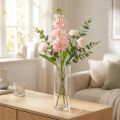 Levkoje vaaleanpunainen kukka keinotekoinen kuin oikea varsikukka 78cm | Floristik24.fi