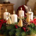 Adventtikoriste enkeli koristekukkatulpat 5×11cm 12 kpl | Floristik24.fi