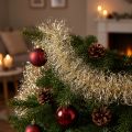 Tinsel kihartunut kulta-hopea 50g | Floristik24.fi