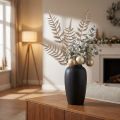 Keinotekoinen koriste saniainen samppanja metalli L85cm 2kpl | Floristik24.fi