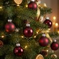 Lasipallot Christmas in Bordeaux mix Ø3cm 22 kpl | Floristik24.fi