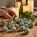 Sypressikäpyjä himmeä luonnonkoristelu 3cm vihreä 500g | Floristik24.fi