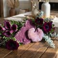 Puusieni violetti valkoinen pesty 1kg | Floristik24.fi