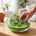 Väri hiekka 0,1mm - 0,5mm vihreä 2kg | Floristik24.fi