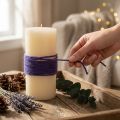 Wick lanka 55m tumman violetti | Floristik24.fi