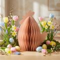 Hunajakennofiguuri Pääsiäiskoriste kanaoranssi 28,5×15,5×30 cm | Floristik24.fi