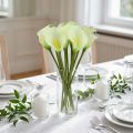 Mini calla tekovalkoinen L 28cm 12 kpl | Floristik24.fi