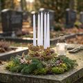 Kuivattujen hedelmien kellokuppi Luonnollinen surukoristelu 8,5-11cm 10 kpl | Floristik24.fi
