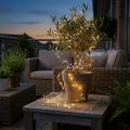 LED-keijuvalot lankakeijuvalot ajastin ulkopuolella 180cm | Floristik24.fi