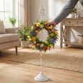 Kranssiteline valkoinen shabby chic -kranssiteline 1 koukku K76cm | Floristik24.fi