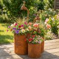 Istutuspatina koristemetallia hanalla H25/37/43cm setti 3 kpl | Floristik24.fi