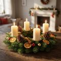 Maritima-kävyt, hautajaiskukkakauppa, adventtikoristeet, luonnontuote K12–15cm Ø6,5–10cm 50 kpl | Floristik24.fi