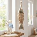Deco kala, puinen kala Deco, kalariipus puu 21cm | Floristik24.fi