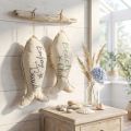 Merikalat ripustukseen 34×14,5cm 2kpl | Floristik24.fi