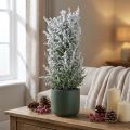 Keinotekoinen kataja ruukussa lumiset keinokasvit H47cm | Floristik24.fi