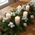 Peilimarjat hopeaseos Ø40mm 32 kpl | Floristik24.fi