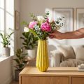 Uritettu maljakko tyylikkääseen olohuoneen sisustukseen, 33 cm | Floristik24.fi