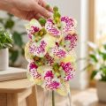 Keinotekoinen orkideahaara Phaelaenopsis Green Pink H49cm | Floristik24.fi