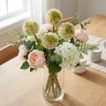 Koriste sipuli Allium keinotekoinen vaaleanpunainen / vihreä Ø8cm 58cm | Floristik24.fi