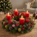 Leucadendron käpyjä Bellgum Green Red Yellow Frosted 300g | Floristik24.fi