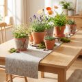 Huopateippi, ruukkuteippi harmaa-luonnollinen 15cm 5m | Floristik24.fi