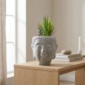 Keinotekoinen mehevä kukkaruukku Buddha Ø12cm K25cm | Floristik24.fi