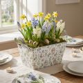 Jardiniere istutuskone metallia 20×12,5×10cm | Floristik24.fi