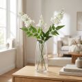 Kukkiva oksa Phlox tekokukat valkoinen 78cm 3kpl | Floristik24.fi