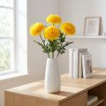 Dahlia Keinotekoiset koristekukat Keltainen kukka L64cm 3 kpl | Floristik24.fi