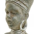Floristik24 Kasvin pään rintakuva afrikkalainen nainen, keraaminen kukkaruukku H29cm