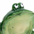 Floristik24 Koristeellinen sammakko tekokivi vihreä 9cm K5.8cm