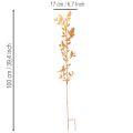 Puutarhakeppi linnuilla, metallikoriste, 100 cm | Floristik24.fi