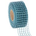Floristik24 Koristenauha, ruudullinen nauha, 4,5 cm leveä, sininen, askarteluprojekteihin, 10 m