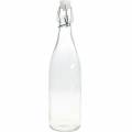 Floristik24 Koristepullo, käännettävä pullo, lasimaljakko täytettäväksi, kynttilänjalka