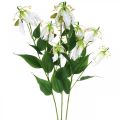 Floristik24 Keinotekoinen lilja, kukkakoristeet, tekokasvi, silkkikukka valkoinen L82cm 3kpl