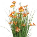 Floristik24 Ruohokimppu kukilla ja perhosilla Oranssi 70cm
