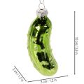 Lasinen joulukuusenkoriste, ripustettava joulukuusenkoriste, 7 cm, 4 kpl | Floristik24.fi