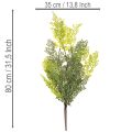 Keinotekoinen saniaisen oksa, herkkä, maljakkoon, 80 cm | Floristik24.fi